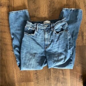 Distressed jeans